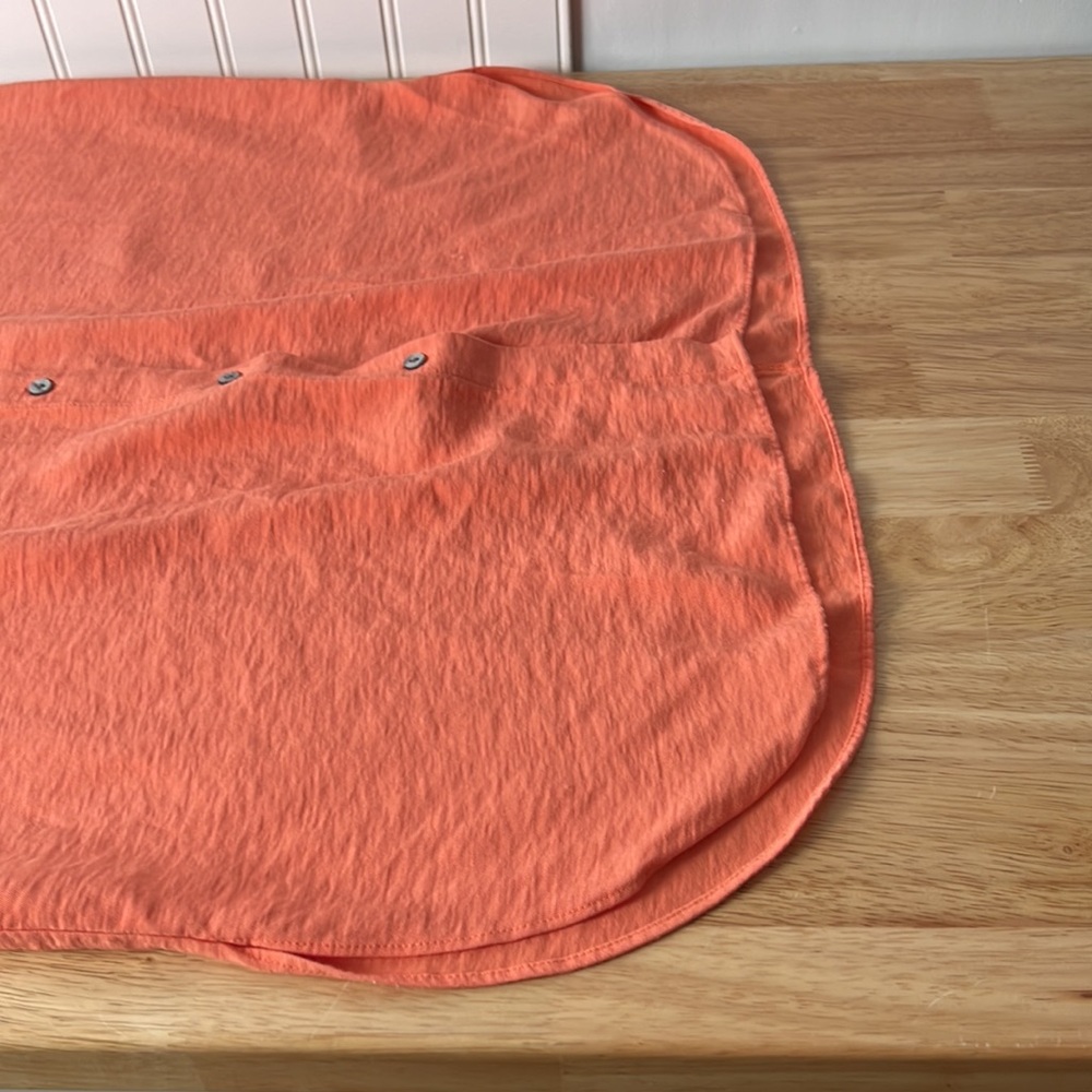 Ann Taylor Factory Orange Button-Down Dress - Picture 15 of 16